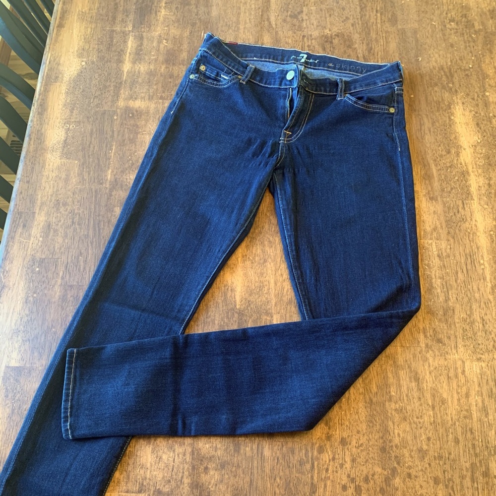 7 For All Mankind Stretch Skinny Jeans
